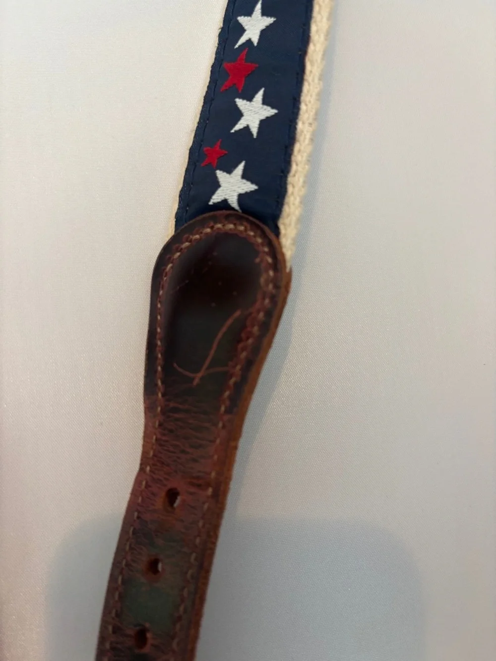 Bailey Boys Buddy Belt - Navy with Red and White Stars, 22